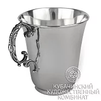 Кружка из серебра 925 пробы на 190 мл
