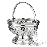Конфетница серебряная  на 230 мл