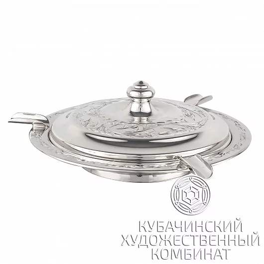 Пепельница серебряная