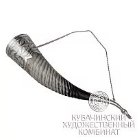 Рог из серебра на 160 мл