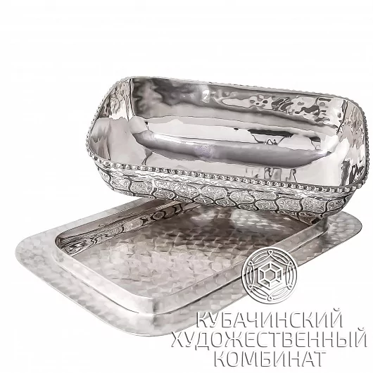 Масленка серебряная 