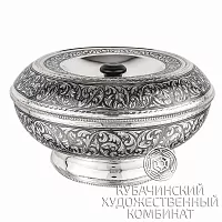 Хлебница из серебра