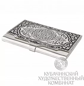 Визитница из серебра