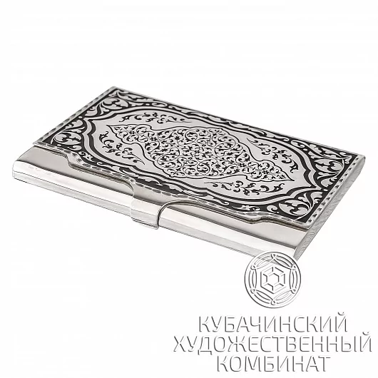 Визитница из серебра