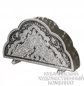 Салфетница из серебра 
