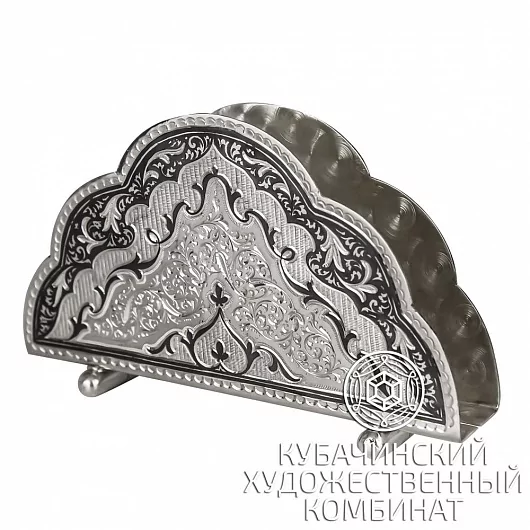 Салфетница из серебра 