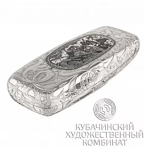 Футляр серебряный для очков