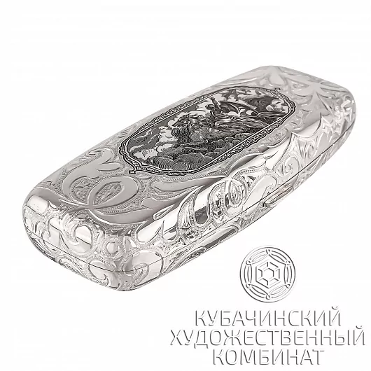 Футляр серебряный для очков
