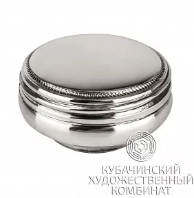 Таблетница "Зеркало" из серебра 925 пробы