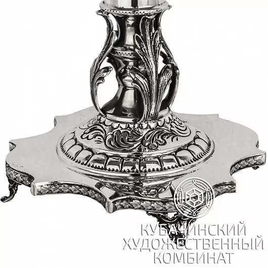 Подсвечник из серебра 925 пробы