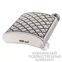 Фляга из серебра на 100 мл