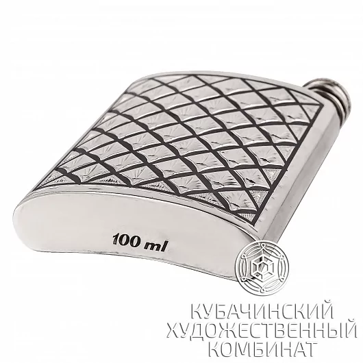 Фляга из серебра на 100 мл