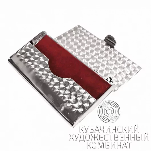 Визитница из серебра