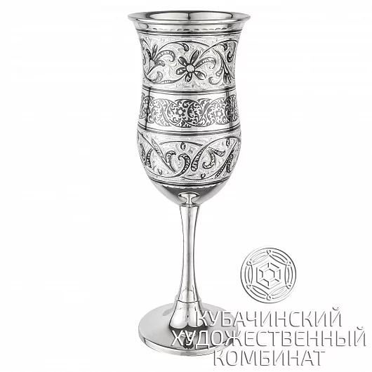 Набор из 6 фужеров из серебра на 180 мл