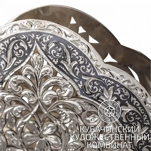 Салфетница серебряная 