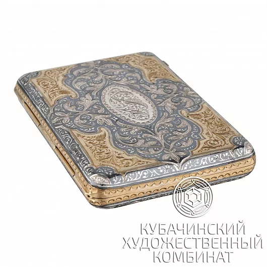 Портсигар из серебра
