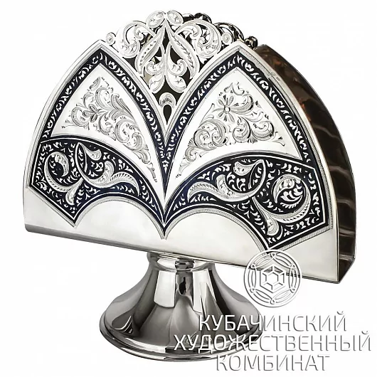 Салфетница серебряная 