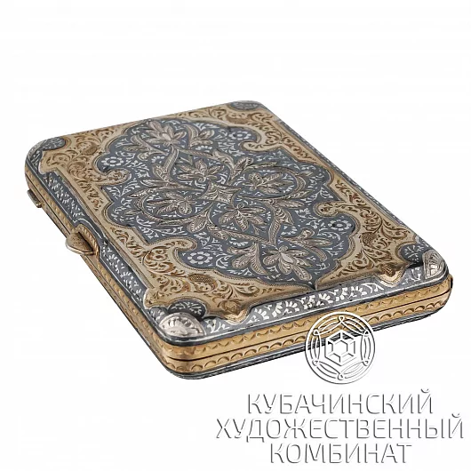 Портсигар из серебра