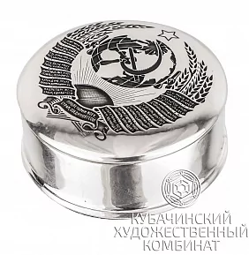 Таблетница из серебра