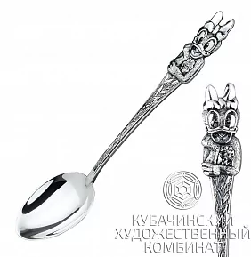 Ложка чайная "Дейзи Дак" из серебра