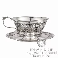 Чайная пара из серебра на 115 мл