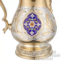Молочник из серебра на 600 мл 925 пробы