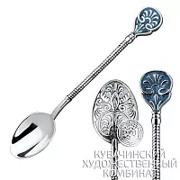 Ложка кофейная из серебра