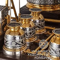 Набор "Завод" из серебра для алкоголя