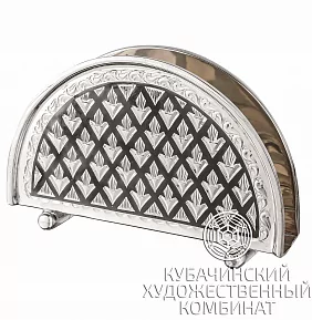 Салфетница из серебра