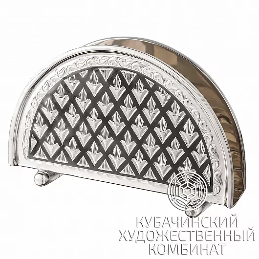 Салфетница из серебра