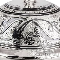 Икорница из серебра на 120 мл