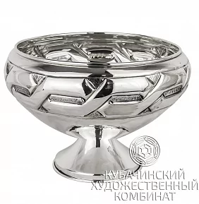 Конфетница из серебра 925 пробы