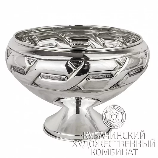 Конфетница из серебра 925 пробы