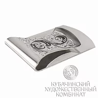 Зажим для денег из серебра