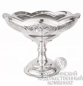 Фруктовница серебряная