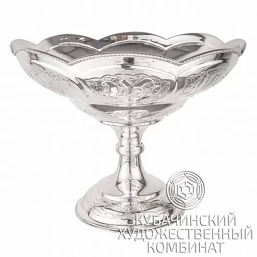 Фруктовница серебряная