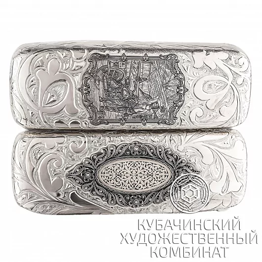 Футляр для очков из серебра