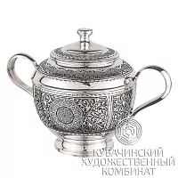 Сахарница из серебра на 550 мл