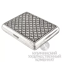Портсигар из серебра