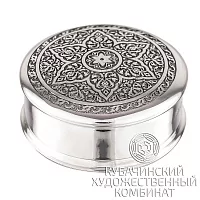 Таблетница из серебра 