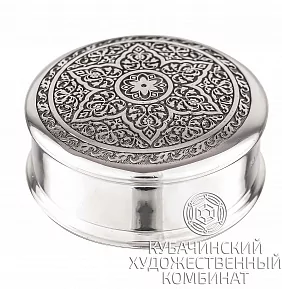 Таблетница из серебра 