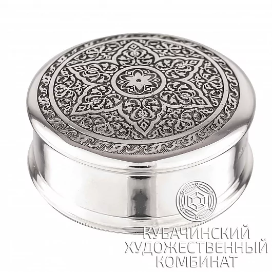 Таблетница из серебра 