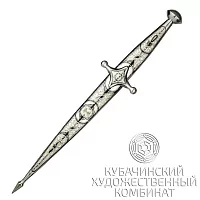 Кинжал серебряный
