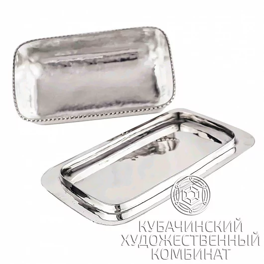 Маслёнка из серебра
