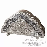 Салфетница из серебра 