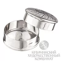 Таблетница из серебра 