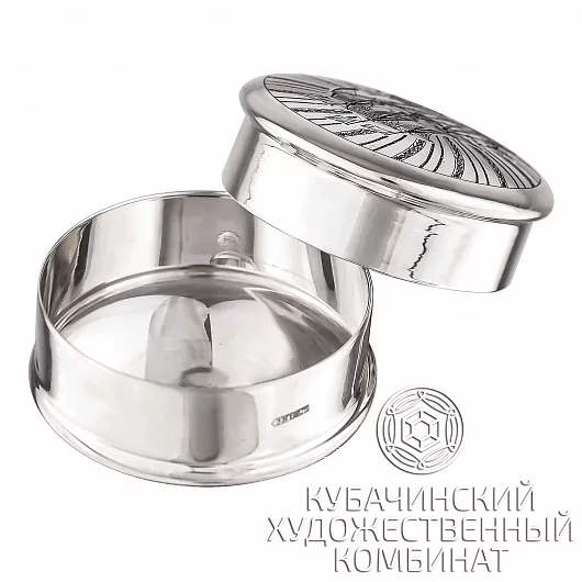 Таблетница из серебра 
