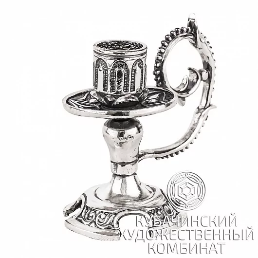 Подсвечник серебряный
