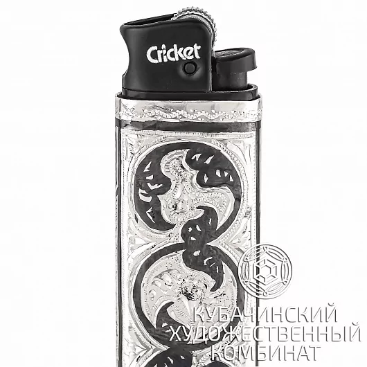 Зажигалка из серебра