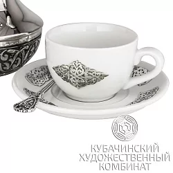 Кофейный набор из серебра на 350 мл